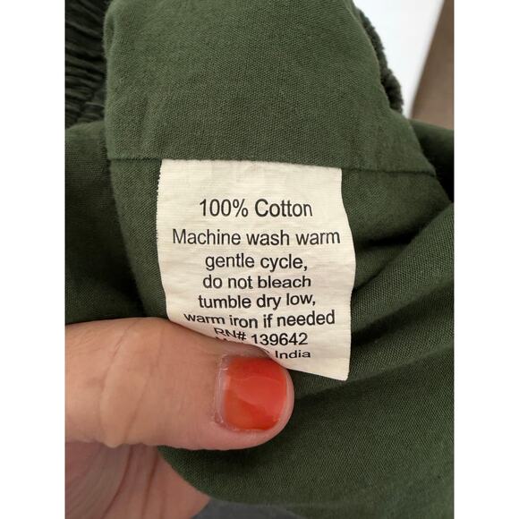 Mollusk California Baja Corduroy Cotton Pull On Elastic Shorts Green Small - Picture 6 of 7